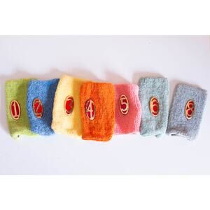 Vintage Hi-Jack Terry Cloth Drink Coasters – Numbered